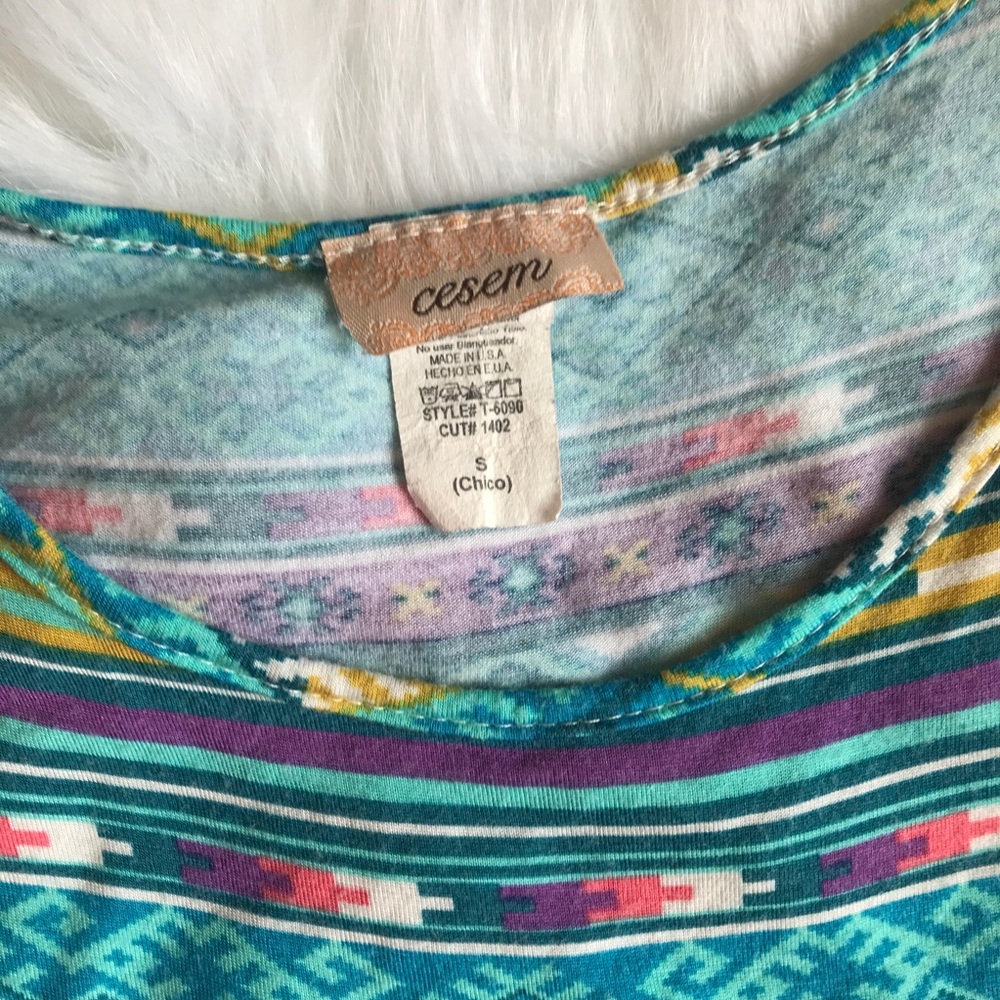 cesem tribal crop top - Picture 3 of 4